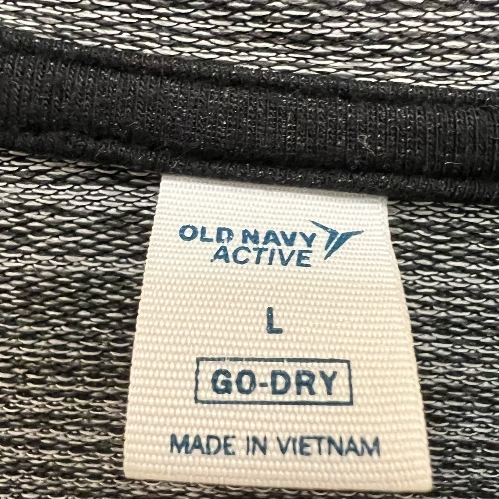 Old navy active go dri tech sweatshirt in black - Picture 6 of 7